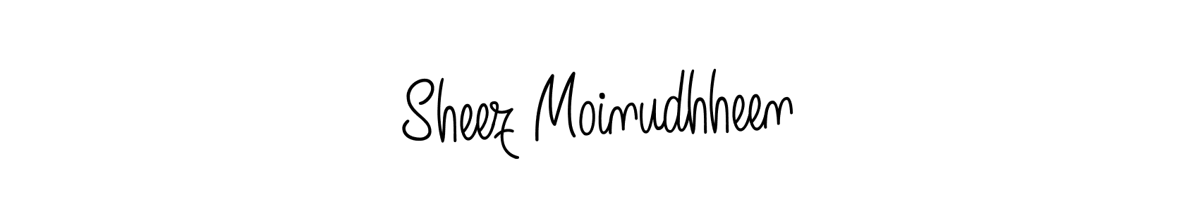 Design your own signature with our free online signature maker. With this signature software, you can create a handwritten (Angelique-Rose-font-FFP) signature for name Sheez Moinudhheen. Sheez Moinudhheen signature style 5 images and pictures png