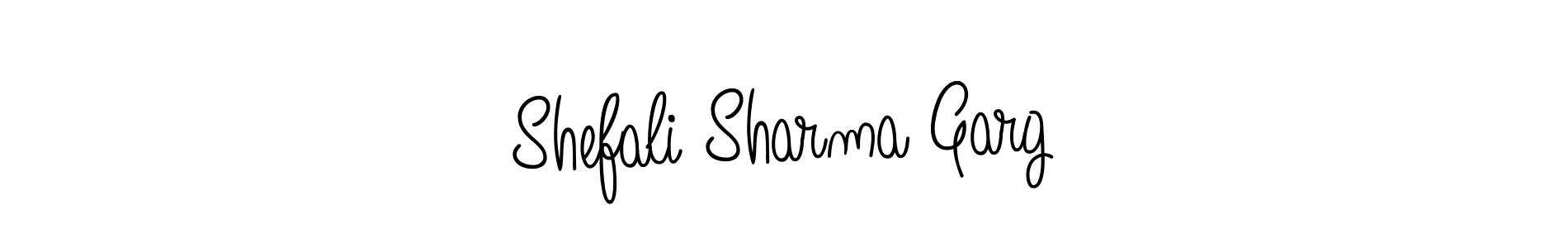 This is the best signature style for the Shefali Sharma Garg name. Also you like these signature font (Angelique-Rose-font-FFP). Mix name signature. Shefali Sharma Garg signature style 5 images and pictures png