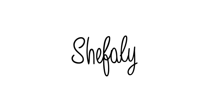 Create a beautiful signature design for name Shefaly. With this signature (Angelique-Rose-font-FFP) fonts, you can make a handwritten signature for free. Shefaly signature style 5 images and pictures png