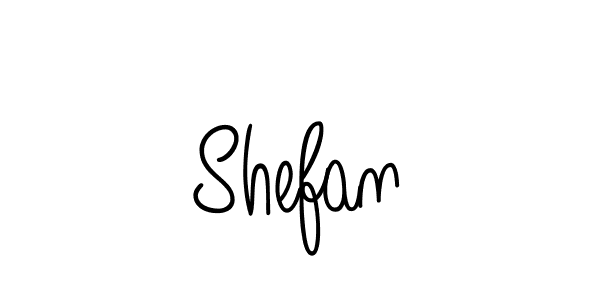 Design your own signature with our free online signature maker. With this signature software, you can create a handwritten (Angelique-Rose-font-FFP) signature for name Shefan. Shefan signature style 5 images and pictures png