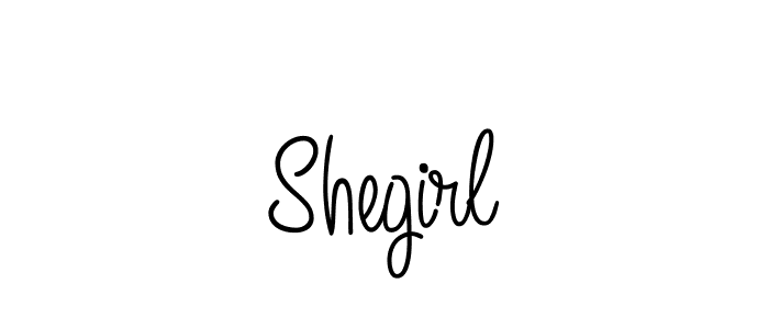 How to make Shegirl signature? Angelique-Rose-font-FFP is a professional autograph style. Create handwritten signature for Shegirl name. Shegirl signature style 5 images and pictures png