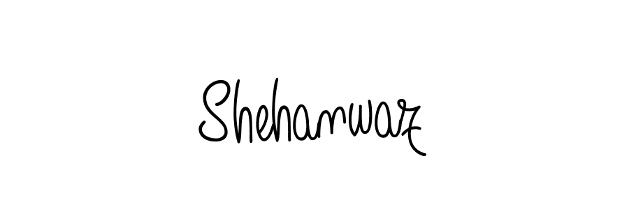 Use a signature maker to create a handwritten signature online. With this signature software, you can design (Angelique-Rose-font-FFP) your own signature for name Shehanwaz. Shehanwaz signature style 5 images and pictures png