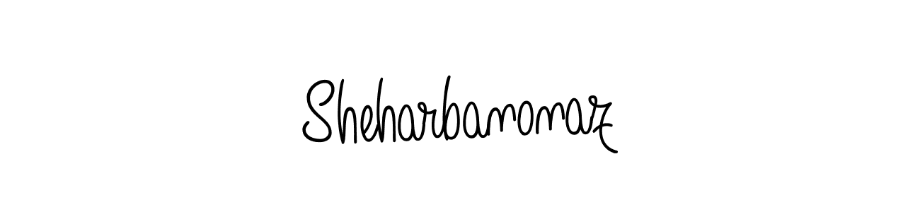 Once you've used our free online signature maker to create your best signature Angelique-Rose-font-FFP style, it's time to enjoy all of the benefits that Sheharbanonaz name signing documents. Sheharbanonaz signature style 5 images and pictures png