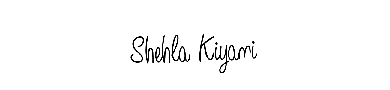 The best way (Angelique-Rose-font-FFP) to make a short signature is to pick only two or three words in your name. The name Shehla Kiyani include a total of six letters. For converting this name. Shehla Kiyani signature style 5 images and pictures png