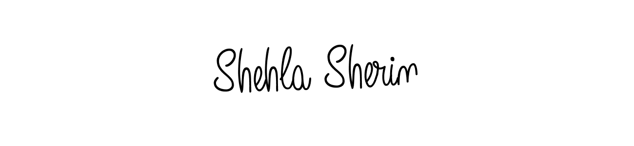 Check out images of Autograph of Shehla Sherin name. Actor Shehla Sherin Signature Style. Angelique-Rose-font-FFP is a professional sign style online. Shehla Sherin signature style 5 images and pictures png