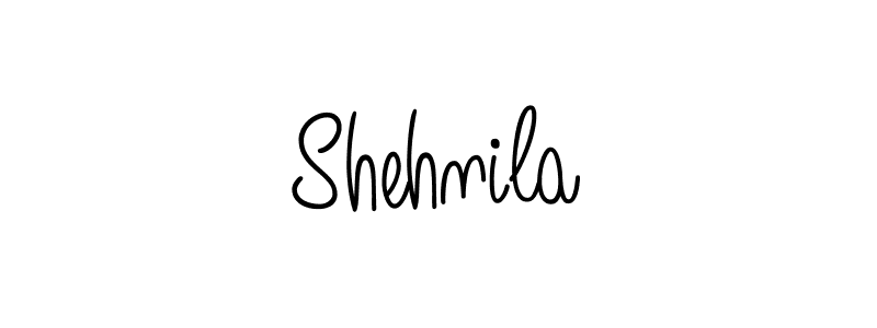 Create a beautiful signature design for name Shehnila. With this signature (Angelique-Rose-font-FFP) fonts, you can make a handwritten signature for free. Shehnila signature style 5 images and pictures png