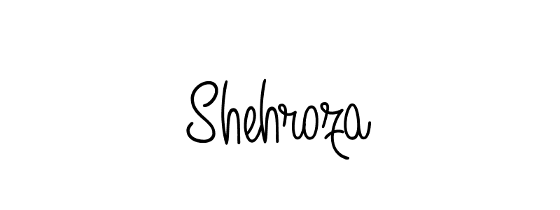 Design your own signature with our free online signature maker. With this signature software, you can create a handwritten (Angelique-Rose-font-FFP) signature for name Shehroza. Shehroza signature style 5 images and pictures png