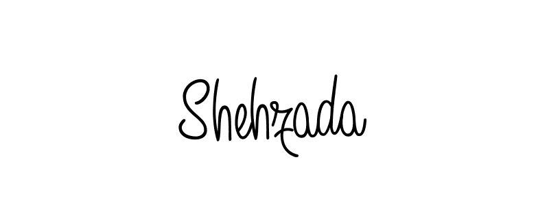 How to make Shehzada name signature. Use Angelique-Rose-font-FFP style for creating short signs online. This is the latest handwritten sign. Shehzada signature style 5 images and pictures png