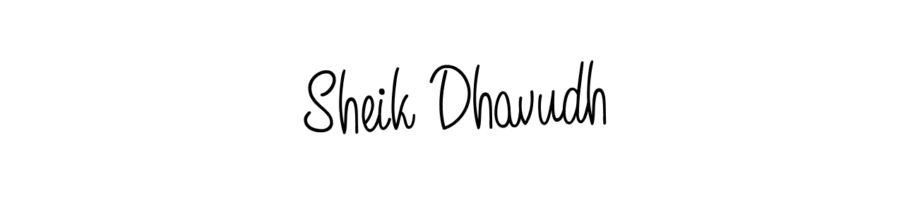 It looks lik you need a new signature style for name Sheik Dhavudh. Design unique handwritten (Angelique-Rose-font-FFP) signature with our free signature maker in just a few clicks. Sheik Dhavudh signature style 5 images and pictures png
