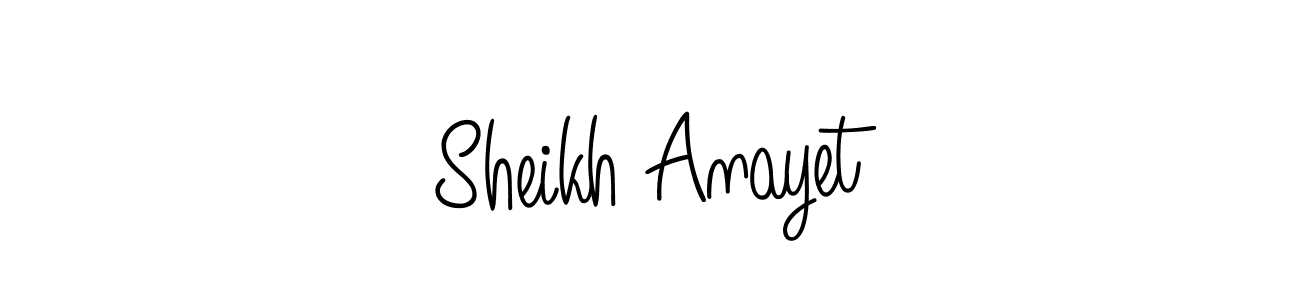 Here are the top 10 professional signature styles for the name Sheikh Anayet. These are the best autograph styles you can use for your name. Sheikh Anayet signature style 5 images and pictures png