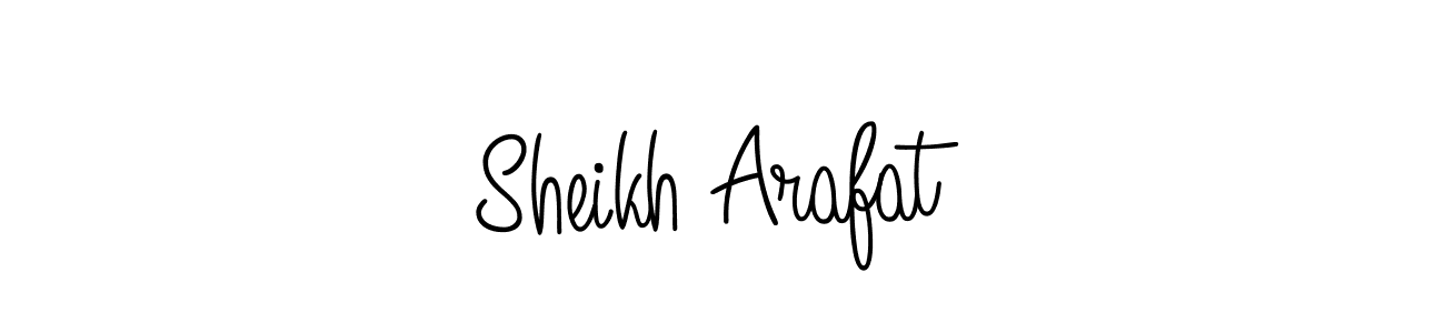 Check out images of Autograph of Sheikh Arafat name. Actor Sheikh Arafat Signature Style. Angelique-Rose-font-FFP is a professional sign style online. Sheikh Arafat signature style 5 images and pictures png