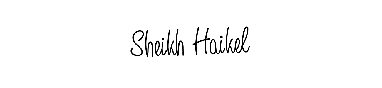 Make a beautiful signature design for name Sheikh Haikel. Use this online signature maker to create a handwritten signature for free. Sheikh Haikel signature style 5 images and pictures png