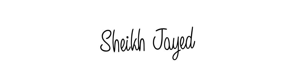 Also You can easily find your signature by using the search form. We will create Sheikh Jayed name handwritten signature images for you free of cost using Angelique-Rose-font-FFP sign style. Sheikh Jayed signature style 5 images and pictures png