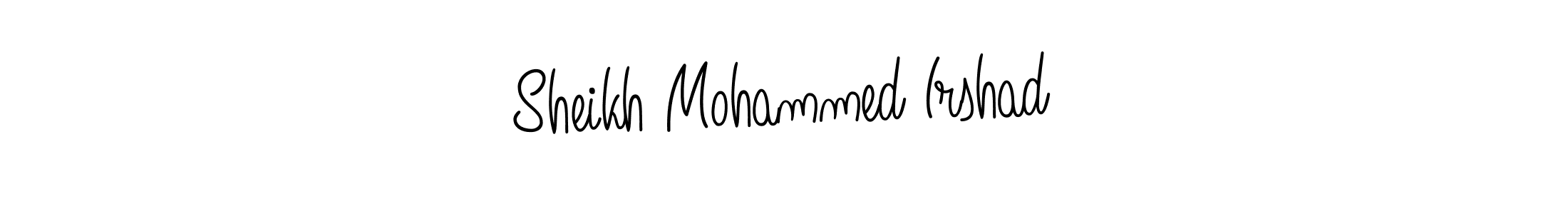 How to make Sheikh Mohammed Irshad name signature. Use Angelique-Rose-font-FFP style for creating short signs online. This is the latest handwritten sign. Sheikh Mohammed Irshad signature style 5 images and pictures png