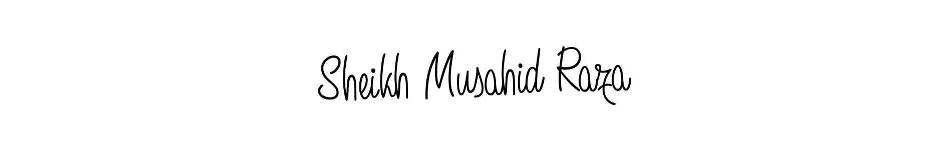 Make a beautiful signature design for name Sheikh Musahid Raza. Use this online signature maker to create a handwritten signature for free. Sheikh Musahid Raza signature style 5 images and pictures png