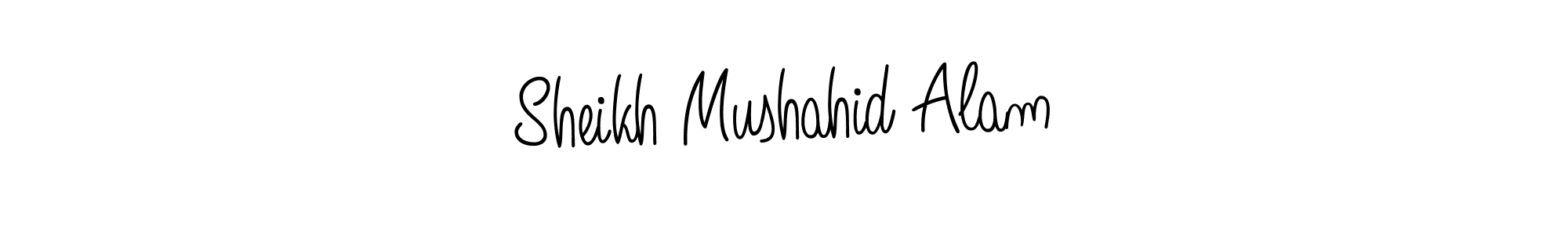 Make a beautiful signature design for name Sheikh Mushahid Alam. Use this online signature maker to create a handwritten signature for free. Sheikh Mushahid Alam signature style 5 images and pictures png