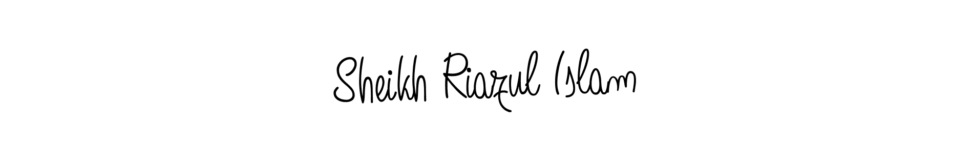 Also we have Sheikh Riazul Islam name is the best signature style. Create professional handwritten signature collection using Angelique-Rose-font-FFP autograph style. Sheikh Riazul Islam signature style 5 images and pictures png