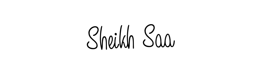 Create a beautiful signature design for name Sheikh Saa. With this signature (Angelique-Rose-font-FFP) fonts, you can make a handwritten signature for free. Sheikh Saa signature style 5 images and pictures png