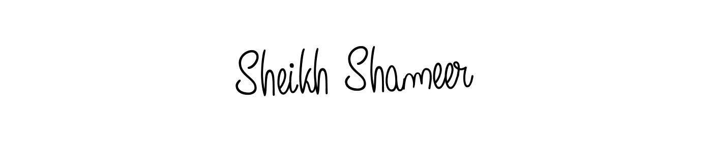 Make a beautiful signature design for name Sheikh Shameer. Use this online signature maker to create a handwritten signature for free. Sheikh Shameer signature style 5 images and pictures png