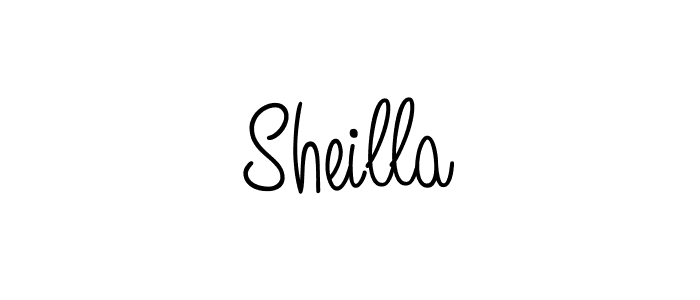 Make a beautiful signature design for name Sheilla. Use this online signature maker to create a handwritten signature for free. Sheilla signature style 5 images and pictures png