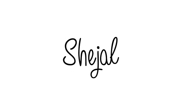 Shejal stylish signature style. Best Handwritten Sign (Angelique-Rose-font-FFP) for my name. Handwritten Signature Collection Ideas for my name Shejal. Shejal signature style 5 images and pictures png