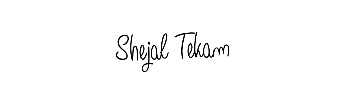 Also we have Shejal Tekam name is the best signature style. Create professional handwritten signature collection using Angelique-Rose-font-FFP autograph style. Shejal Tekam signature style 5 images and pictures png