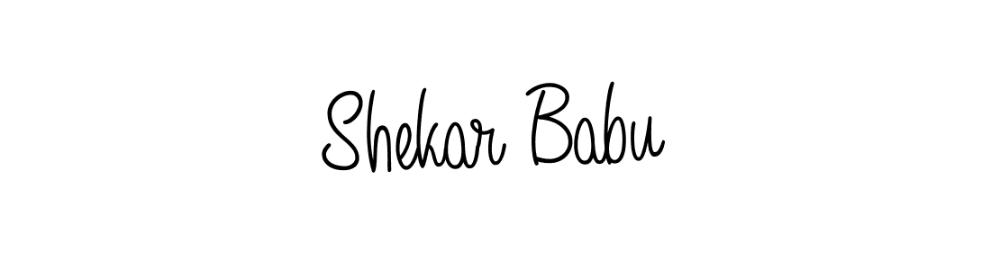 How to Draw Shekar Babu signature style? Angelique-Rose-font-FFP is a latest design signature styles for name Shekar Babu. Shekar Babu signature style 5 images and pictures png