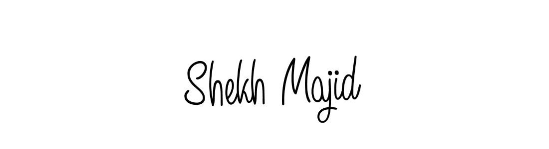 Angelique-Rose-font-FFP is a professional signature style that is perfect for those who want to add a touch of class to their signature. It is also a great choice for those who want to make their signature more unique. Get Shekh Majid name to fancy signature for free. Shekh Majid signature style 5 images and pictures png