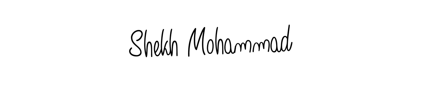 Check out images of Autograph of Shekh Mohammad name. Actor Shekh Mohammad Signature Style. Angelique-Rose-font-FFP is a professional sign style online. Shekh Mohammad signature style 5 images and pictures png