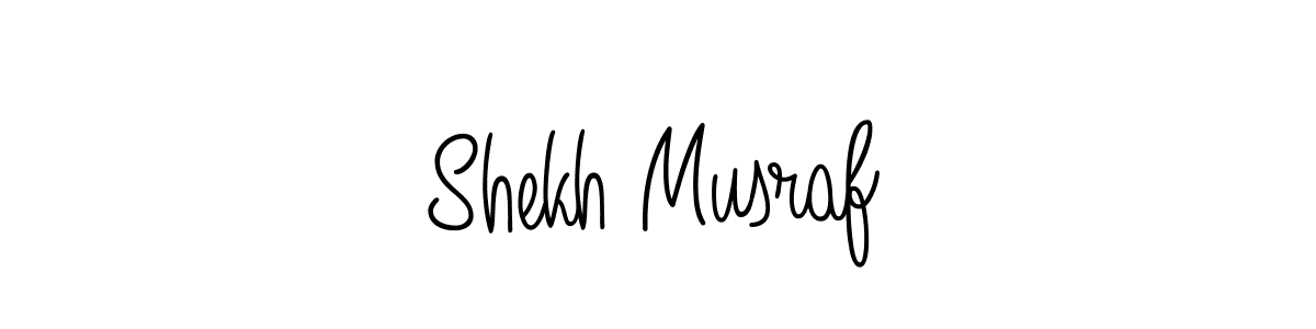 Once you've used our free online signature maker to create your best signature Angelique-Rose-font-FFP style, it's time to enjoy all of the benefits that Shekh Musraf name signing documents. Shekh Musraf signature style 5 images and pictures png