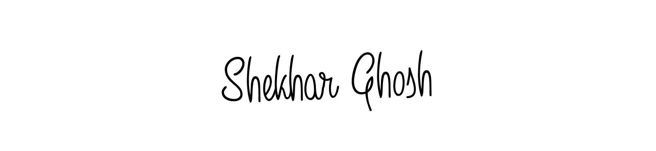 Use a signature maker to create a handwritten signature online. With this signature software, you can design (Angelique-Rose-font-FFP) your own signature for name Shekhar Ghosh. Shekhar Ghosh signature style 5 images and pictures png