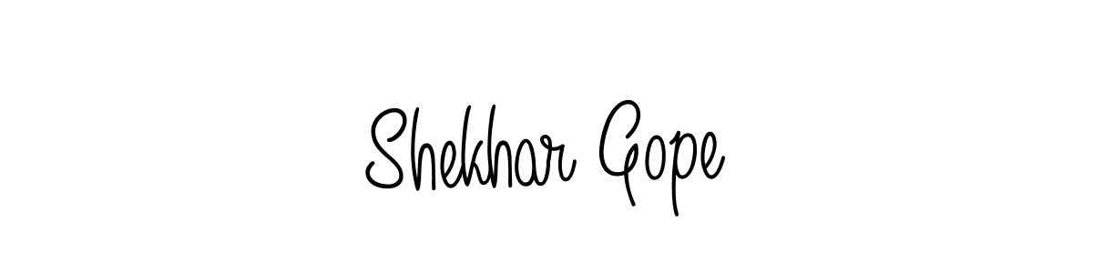 You can use this online signature creator to create a handwritten signature for the name Shekhar Gope. This is the best online autograph maker. Shekhar Gope signature style 5 images and pictures png