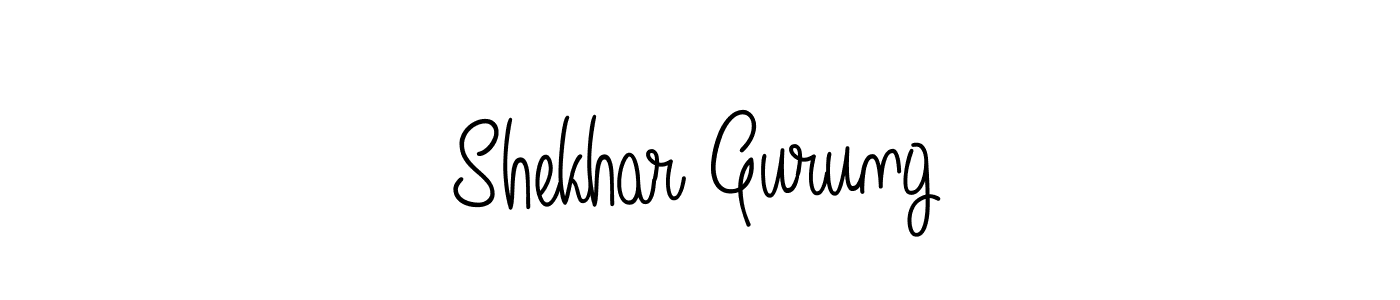 Use a signature maker to create a handwritten signature online. With this signature software, you can design (Angelique-Rose-font-FFP) your own signature for name Shekhar Gurung. Shekhar Gurung signature style 5 images and pictures png