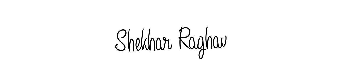 How to make Shekhar Raghav name signature. Use Angelique-Rose-font-FFP style for creating short signs online. This is the latest handwritten sign. Shekhar Raghav signature style 5 images and pictures png