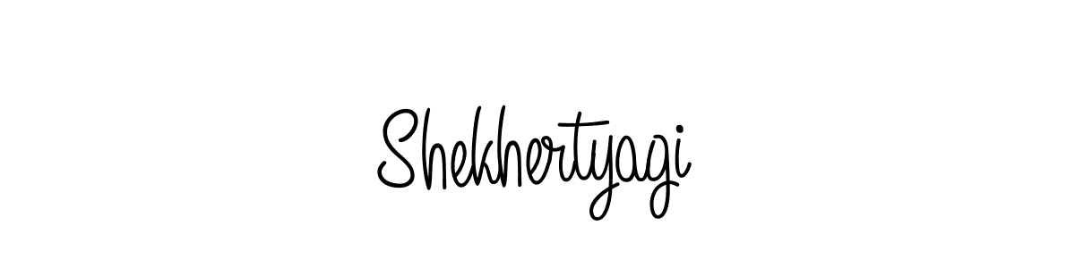 Also we have Shekhertyagi name is the best signature style. Create professional handwritten signature collection using Angelique-Rose-font-FFP autograph style. Shekhertyagi signature style 5 images and pictures png
