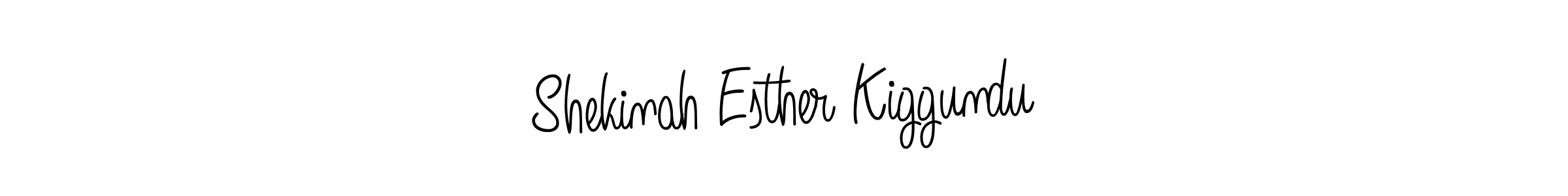 How to make Shekinah Esther Kiggundu signature? Angelique-Rose-font-FFP is a professional autograph style. Create handwritten signature for Shekinah Esther Kiggundu name. Shekinah Esther Kiggundu signature style 5 images and pictures png