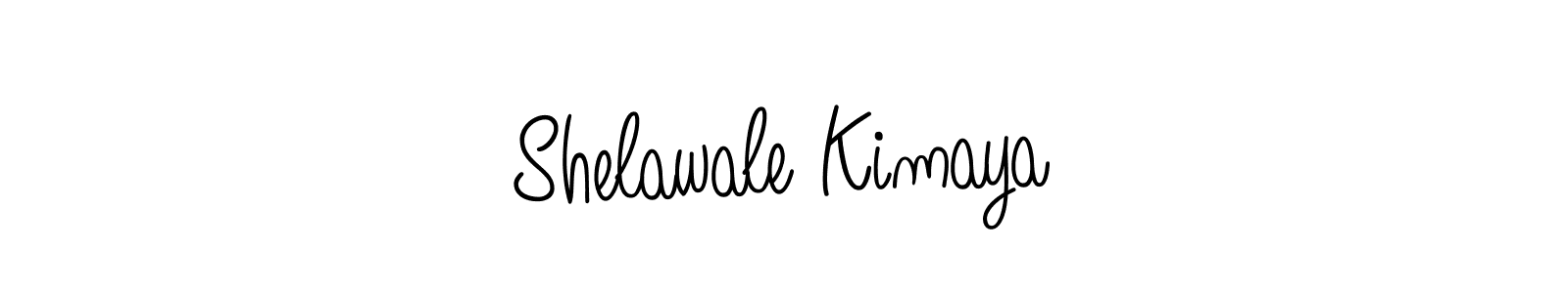 You should practise on your own different ways (Angelique-Rose-font-FFP) to write your name (Shelawale Kimaya) in signature. don't let someone else do it for you. Shelawale Kimaya signature style 5 images and pictures png