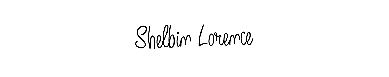 Make a beautiful signature design for name Shelbin Lorence. With this signature (Angelique-Rose-font-FFP) style, you can create a handwritten signature for free. Shelbin Lorence signature style 5 images and pictures png