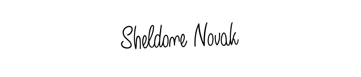 if you are searching for the best signature style for your name Sheldone Novak. so please give up your signature search. here we have designed multiple signature styles  using Angelique-Rose-font-FFP. Sheldone Novak signature style 5 images and pictures png