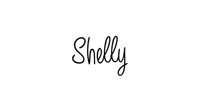 Create a beautiful signature design for name Shelly . With this signature (Angelique-Rose-font-FFP) fonts, you can make a handwritten signature for free. Shelly  signature style 5 images and pictures png