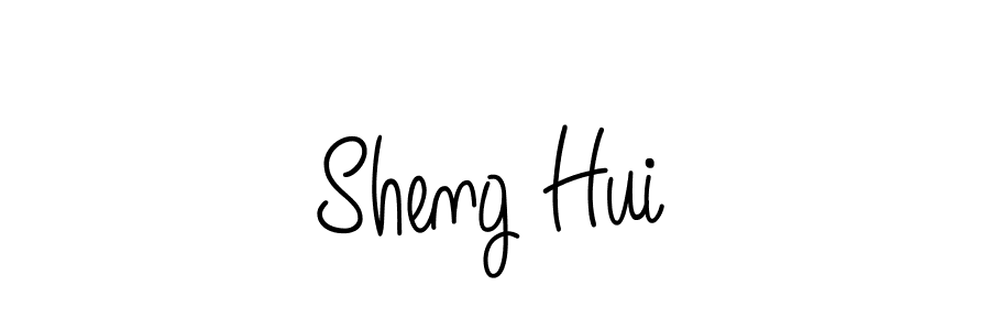 How to make Sheng Hui signature? Angelique-Rose-font-FFP is a professional autograph style. Create handwritten signature for Sheng Hui name. Sheng Hui signature style 5 images and pictures png
