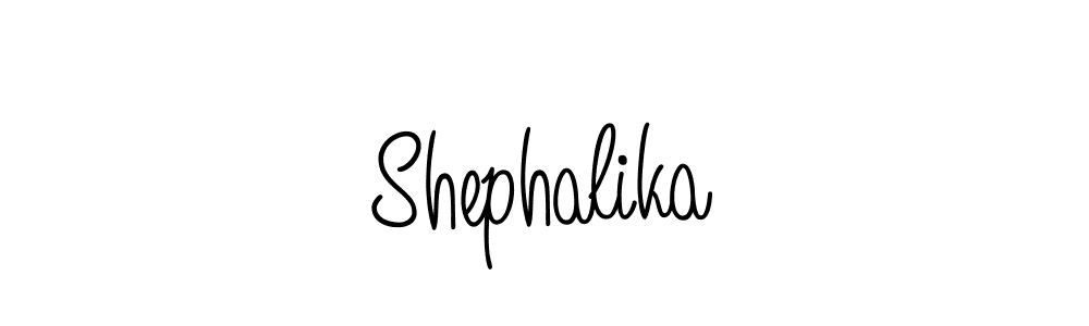 How to make Shephalika name signature. Use Angelique-Rose-font-FFP style for creating short signs online. This is the latest handwritten sign. Shephalika signature style 5 images and pictures png