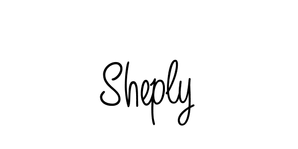 Use a signature maker to create a handwritten signature online. With this signature software, you can design (Angelique-Rose-font-FFP) your own signature for name Sheply. Sheply signature style 5 images and pictures png