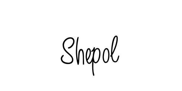 Shepol stylish signature style. Best Handwritten Sign (Angelique-Rose-font-FFP) for my name. Handwritten Signature Collection Ideas for my name Shepol. Shepol signature style 5 images and pictures png