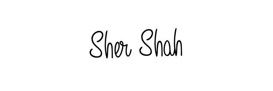 How to Draw Sher Shah signature style? Angelique-Rose-font-FFP is a latest design signature styles for name Sher Shah. Sher Shah signature style 5 images and pictures png
