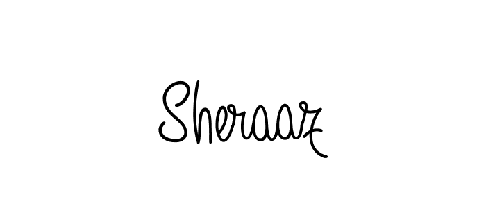 Use a signature maker to create a handwritten signature online. With this signature software, you can design (Angelique-Rose-font-FFP) your own signature for name Sheraaz. Sheraaz signature style 5 images and pictures png