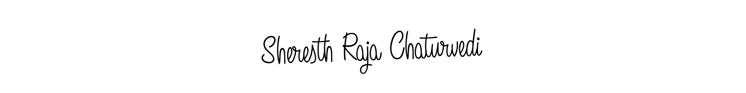Design your own signature with our free online signature maker. With this signature software, you can create a handwritten (Angelique-Rose-font-FFP) signature for name Sheresth Raja Chaturvedi. Sheresth Raja Chaturvedi signature style 5 images and pictures png