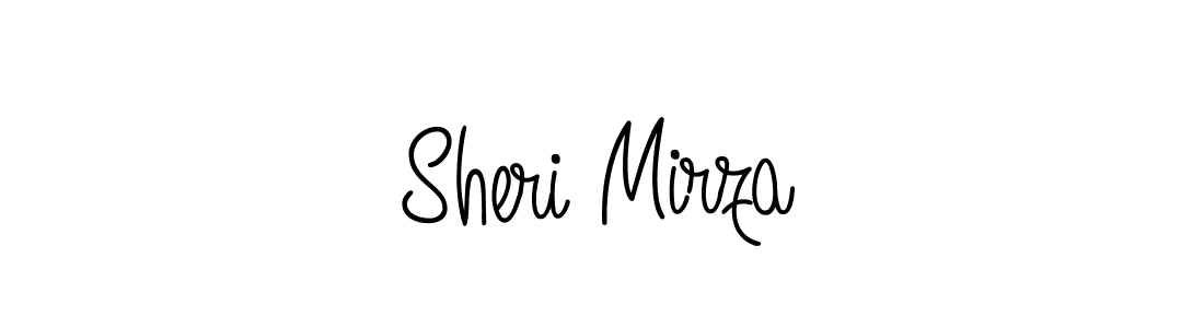 Sheri Mirza stylish signature style. Best Handwritten Sign (Angelique-Rose-font-FFP) for my name. Handwritten Signature Collection Ideas for my name Sheri Mirza. Sheri Mirza signature style 5 images and pictures png