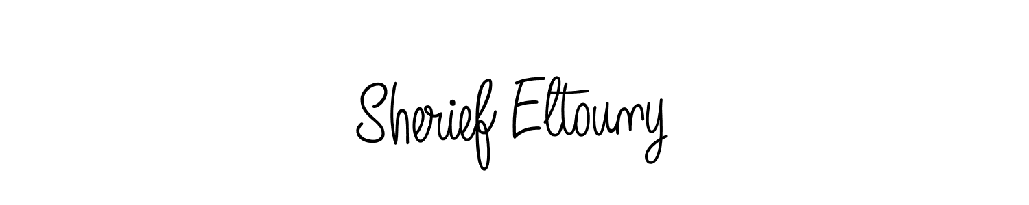Make a beautiful signature design for name Sherief Eltouny. With this signature (Angelique-Rose-font-FFP) style, you can create a handwritten signature for free. Sherief Eltouny signature style 5 images and pictures png