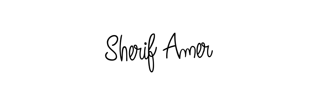 Angelique-Rose-font-FFP is a professional signature style that is perfect for those who want to add a touch of class to their signature. It is also a great choice for those who want to make their signature more unique. Get Sherif Amer name to fancy signature for free. Sherif Amer signature style 5 images and pictures png